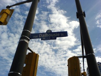 Vägskylt: Dalhousie Street